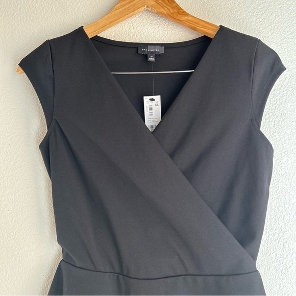 The Limited | Black Peplum Top - Picture 2 of 4